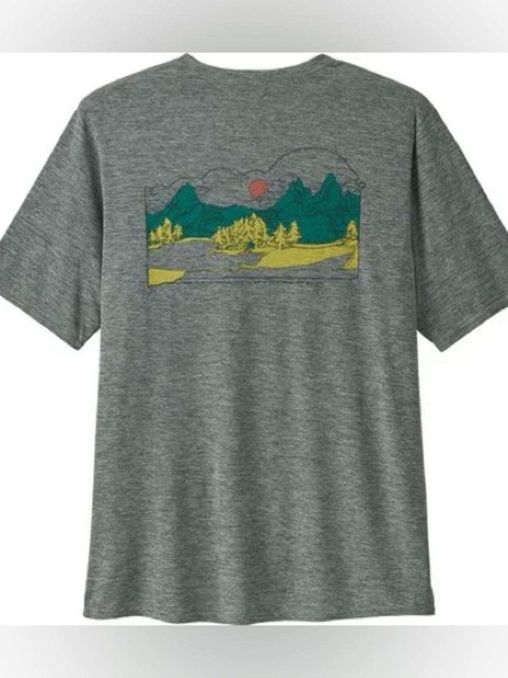 Patagonia Capilene Cool Tech Women’s Graphic Tee XS Gray